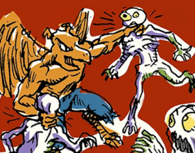 Merv the Griffin in Tales To Behold Halloween Cameo Caper 2014.png